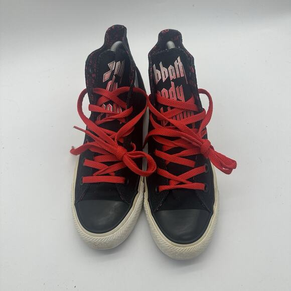 Men Size 4.5 Converse Black Sabbath Bloody Sabbath Chuck Taylor Sneakers 143251F - Picture 3 of 10
